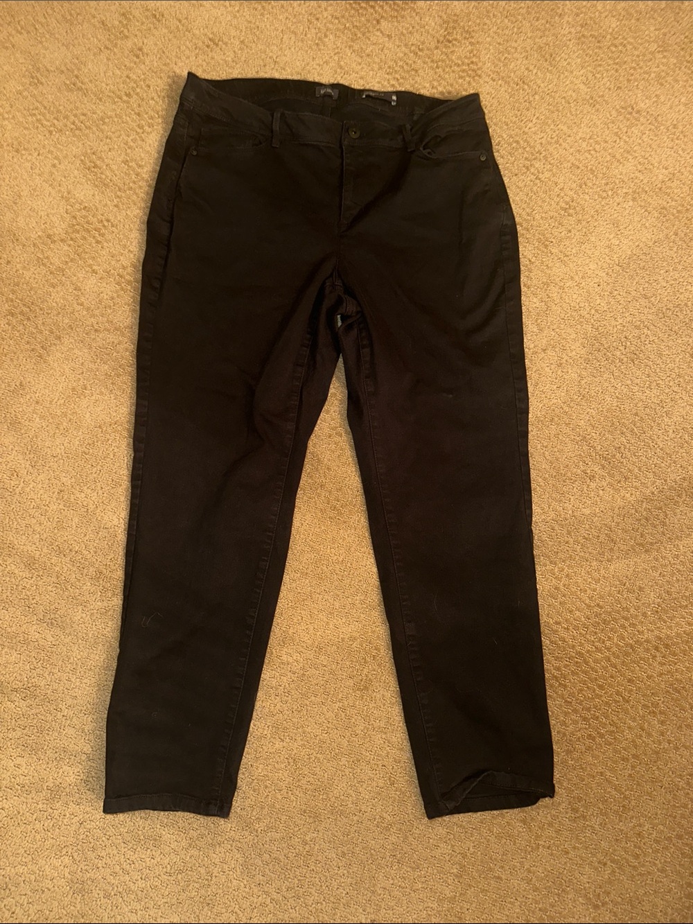 J. Jill Black Women's Straight-Leg Jeans